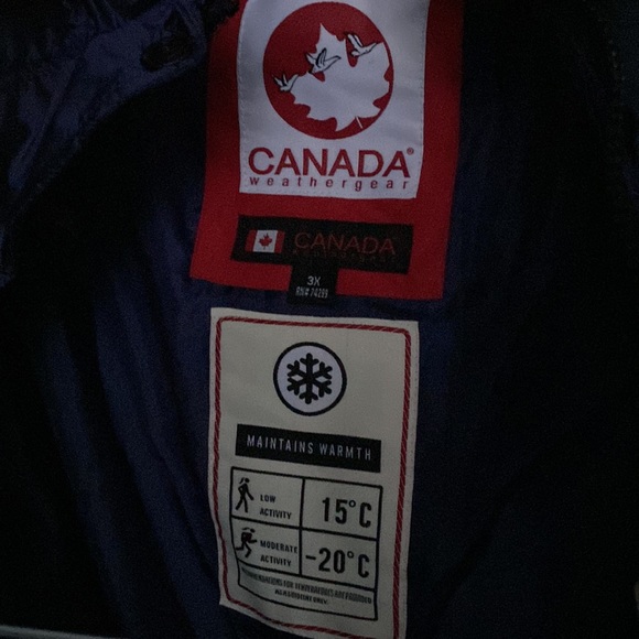 NWT Women’s Plus Size Navy Blue Winter Coat - Picture 5 of 7